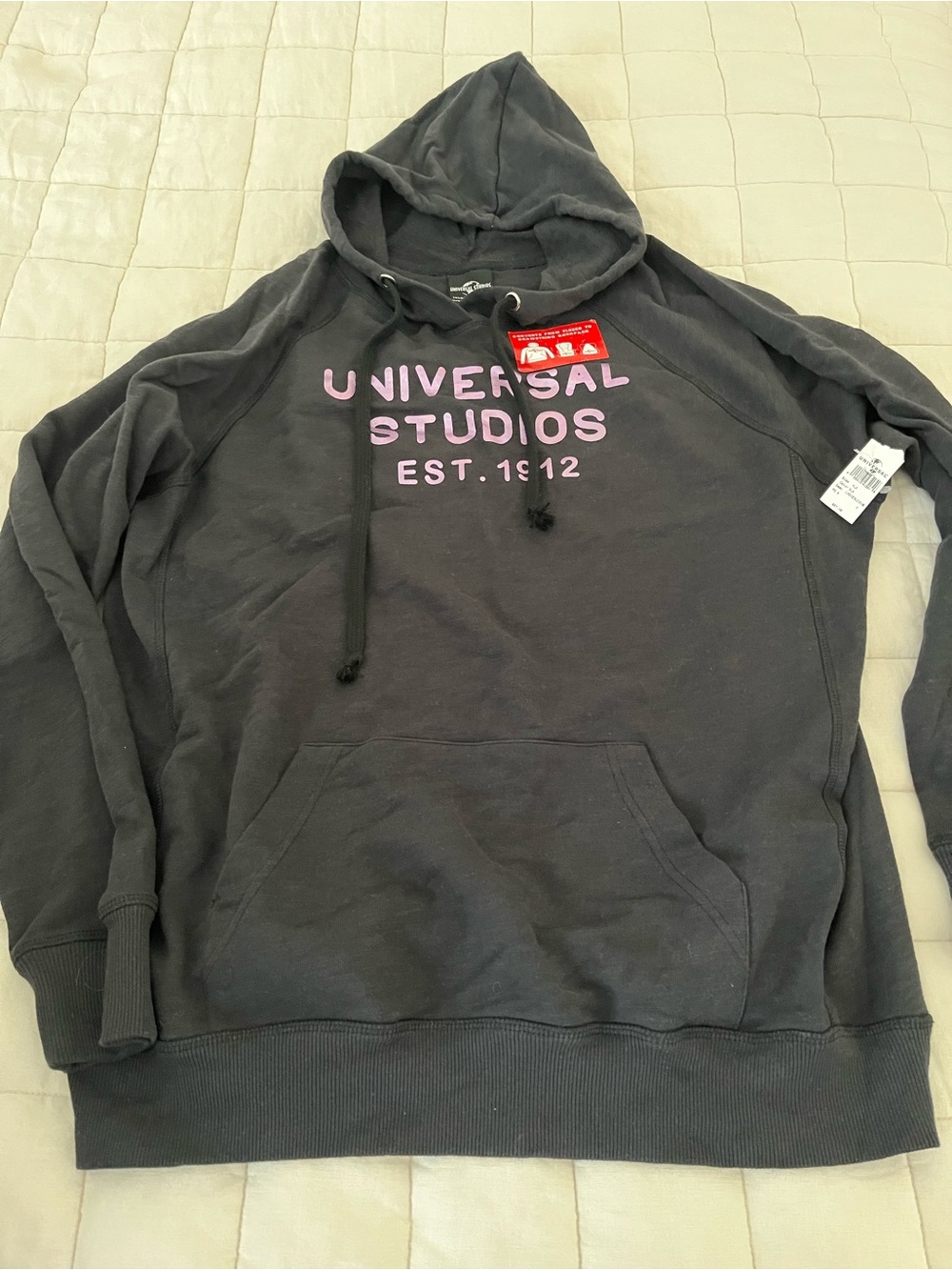 NWT universal studios hoodie/string bag
